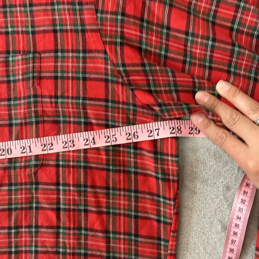 Vintage Lauren Ralph Lauren the Blake red plaid button down - Picture 8 of 11